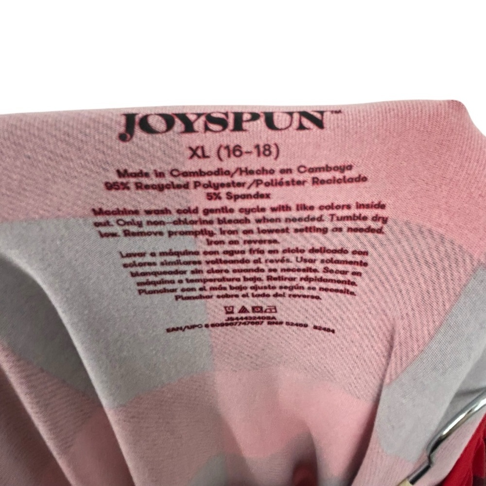 Joyspun Women’s Buffalo Plaid “COZY” Pajama Set – Red/Black Check – Size XL - Picture 6 of 7